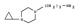 1-Piperazinepropanamine,4-cyclopropyl-(9ci)Structure,373608-43-6Structure 1-Piperazinepropanamine,4-cyclopropyl-(9ci) Structure,373608-43-6Structure