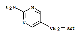 (9ci)-5-[(乙基硫代)甲基]-2-嘧啶胺結構式_37795-59-8結構式