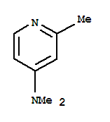 N,N-二甲基-4-氨基-2-甲基吡啶結(jié)構(gòu)式_37941-24-5結(jié)構(gòu)式