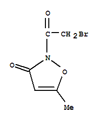 (9ci)-2-(溴乙?；?-5-甲基-3(2H)-異噁唑酮結構式_38100-61-7結構式