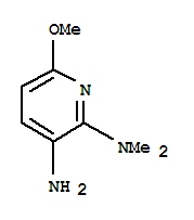 2,3-Pyridinediamine,6-methoxy-n2,n2-dimethyl-(9ci)Structure,381212-15-3Structure 2,3-Pyridinediamine,6-methoxy-n2,n2-dimethyl-(9ci) Structure,381212-15-3Structure