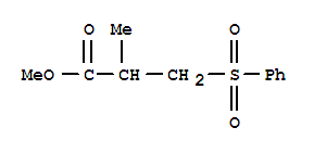 Methyl 3-phenylsulfonylisobutyrateStructure,38435-13-1Structure Methyl 3-phenylsulfonylisobutyrate Structure,38435-13-1Structure