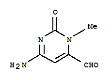 4-Pyrimidinecarboxaldehyde,6-amino-2,3-dihydro-3-methyl-2-oxo-(9ci)Structure,387334-42-1Structure 4-Pyrimidinecarboxaldehyde,6-amino-2,3-dihydro-3-methyl-2-oxo-(9ci) Structure,387334-42-1Structure
