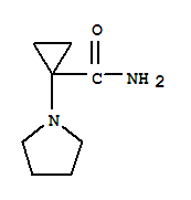 Cyclopropanecarboxamide,1-(1-pyrrolidinyl)-(9ci)Structure,387845-44-5Structure Cyclopropanecarboxamide,1-(1-pyrrolidinyl)-(9ci) Structure,387845-44-5Structure