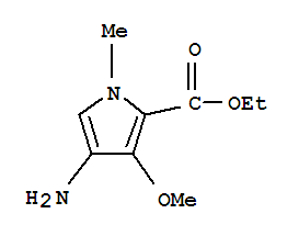 1H-pyrrole-2-carboxylicacid,4-amino-3-methoxy-1-methyl-,ethylester(9ci)Structure,389615-05-8Structure 1H-pyrrole-2-carboxylicacid,4-amino-3-methoxy-1-methyl-,ethylester(9ci) Structure,389615-05-8Structure