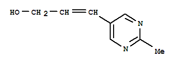 2-Propen-1-ol ,3-(2-methyl-5-pyrimidinyl)-(9ci)Structure,393177-84-9Structure 2-Propen-1-ol ,3-(2-methyl-5-pyrimidinyl)-(9ci) Structure,393177-84-9Structure