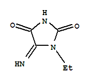 2,4-Imidazolidinedione,1-ethyl-5-imino-(9ci)Structure,396639-40-0Structure 2,4-Imidazolidinedione,1-ethyl-5-imino-(9ci) Structure,396639-40-0Structure