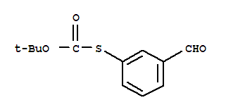 Thiocarbonic acid o-tert-butyl ester s-(3-formyl-phenyl) esterStructure,396725-72-7Structure Thiocarbonic acid o-tert-butyl ester s-(3-formyl-phenyl) ester Structure,396725-72-7Structure