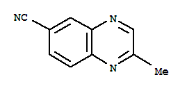 2-甲基-6-喹噁啉甲腈結構式_397324-18-4結構式