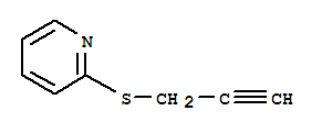 Pyridine,2-(2-propynylthio)-(9ci)Structure,397330-60-8Structure Pyridine,2-(2-propynylthio)-(9ci) Structure,397330-60-8Structure