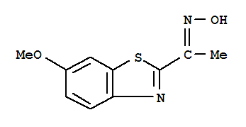 Ethanone,1-(6-methoxy-2-benzothiazolyl)-,oxime (9ci)Structure,399004-93-4Structure Ethanone,1-(6-methoxy-2-benzothiazolyl)-,oxime (9ci) Structure,399004-93-4Structure