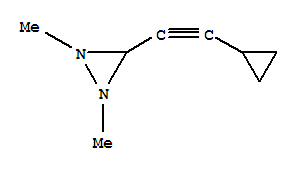 (9ci)-3-(環(huán)丙基乙炔)-1,2-二甲基-二氮丙啶結(jié)構(gòu)式_400602-46-2結(jié)構(gòu)式