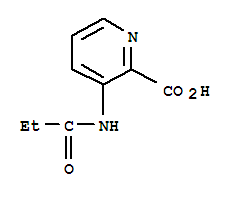 (9ci)-3-[(1-氧代丙基)氨基]-2-吡啶羧酸結(jié)構(gòu)式_400722-99-8結(jié)構(gòu)式