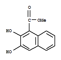 1-Naphthalenecarboxylic acid, 2,3-dihydroxy-, methyl ester (9ci)Structure,401623-89-0Structure 1-Naphthalenecarboxylic acid, 2,3-dihydroxy-, methyl ester (9ci) Structure,401623-89-0Structure
