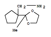 (9ci)-1-(2-甲基-1,3-二氧雜烷-2-基)-環(huán)戊烷甲胺結構式_403615-69-0結構式
