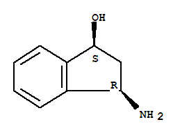(1s,3r)-(9ci)-3-氨基-2,3-二氫-1H-茚-1-醇結(jié)構(gòu)式_403672-05-9結(jié)構(gòu)式