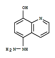 (9ci)-5-肼基-8-羥基喹啉結(jié)構(gòu)式_404377-55-5結(jié)構(gòu)式