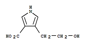 4-(2-Hydroxyethyl)-1h-pyrrole-3-carboxylic acidStructure,404839-11-8Structure 4-(2-Hydroxyethyl)-1h-pyrrole-3-carboxylic acid Structure,404839-11-8Structure