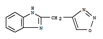 (9ci)-2-(1,2,3-噁二唑-4-甲基)-1H-苯并咪唑結(jié)構(gòu)式_40609-34-5結(jié)構(gòu)式