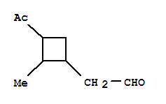 (9ci)-3-乙?；?2-甲基-環(huán)丁烷乙醛結(jié)構(gòu)式_406933-84-4結(jié)構(gòu)式