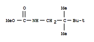 (9ci)-(2,2,3,3-四甲基丁基)-氨基甲酸甲酯結(jié)構(gòu)式_409315-20-4結(jié)構(gòu)式