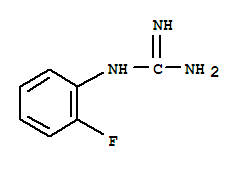 N-(2-氟苯基)-胍結(jié)構(gòu)式_41213-65-4結(jié)構(gòu)式
