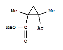 (9ci)-2-乙?；?1,2-二甲基-環(huán)丙烷羧酸甲酯結(jié)構(gòu)式_412281-37-9結(jié)構(gòu)式