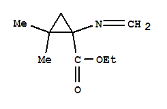 (9ci)-2,2-二甲基-1-(亞甲基氨基)-環(huán)丙烷羧酸乙酯結(jié)構(gòu)式_412346-43-1結(jié)構(gòu)式