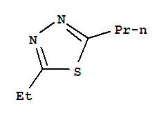 1,3,4-Thiadiazole, 2-ethyl-5-propyl-Structure,41398-05-4Structure 1,3,4-Thiadiazole, 2-ethyl-5-propyl- Structure,41398-05-4Structure