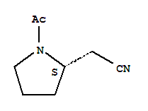 (2s)-(9ci)-1-乙酰基-2-吡咯烷乙腈結(jié)構(gòu)式_422545-97-9結(jié)構(gòu)式