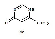 (9ci)-6-(二氟甲基)-5-甲基-4(1H)-嘧啶酮結(jié)構(gòu)式_425394-85-0結(jié)構(gòu)式