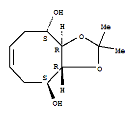 (3ar,4s,9s,9ar)-(9ci)-3a,4,5,8,9,9a-六氫-2,2-二甲基-環(huán)辛并a-1,3-二氧代-4,9-二醇結(jié)構(gòu)式_425409-14-9結(jié)構(gòu)式