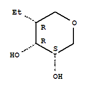 (9ci)-1,5-脫水-4-脫氧-4-乙基-D-核糖醇結(jié)構(gòu)式_428444-54-6結(jié)構(gòu)式