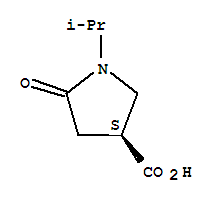 (3s)-(9ci)-1-(1-甲基乙基)-5-氧代-3-吡咯烷羧酸結構式_428518-39-2結構式