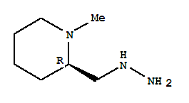 (2r)-(9ci)-2-(肼基甲基)-1-甲基哌啶結(jié)構(gòu)式_432518-33-7結(jié)構(gòu)式