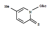 (9ci)-1-(乙?；趸?-5-甲基-2(1H)-吡啶硫酮結(jié)構(gòu)式_434944-72-6結(jié)構(gòu)式