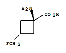反式-(9ci)-1-氨基-3-(氟甲基)-環(huán)丁烷羧酸結(jié)構(gòu)式_439090-12-7結(jié)構(gòu)式