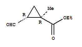 (1r,2r)-(9ci)-2-甲?；?1-甲基-環(huán)丙烷羧酸乙酯結(jié)構(gòu)式_439913-11-8結(jié)構(gòu)式