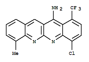 (9ci)-7-氯-4-甲基-10-(三氟甲基)-二苯并[b,g][1,8]萘啶-11-胺結(jié)構(gòu)式_443744-24-9結(jié)構(gòu)式