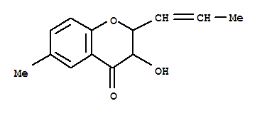 (9ci)-2,3-二氫-3-羥基-6-甲基-2-(1-丙烯基)-4H-1-苯并吡喃-4-酮結(jié)構(gòu)式_447404-11-7結(jié)構(gòu)式