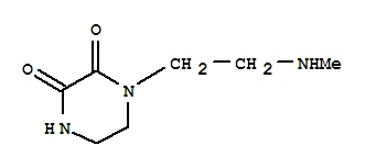 2,3-Piperazinedione,1-[2-(methylamino)ethyl]-(9ci) Structure,451453-63-7Structure