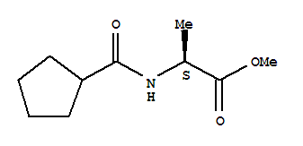 (9ci)-n-(環(huán)戊基羰基)-L-丙氨酸甲酯結構式_457629-18-4結構式