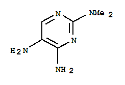 n2,n2-二甲基-2,4,5-嘧啶三胺結(jié)構(gòu)式_45939-75-1結(jié)構(gòu)式