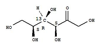 L-山梨糖-4-13C結(jié)構(gòu)式_478506-34-2結(jié)構(gòu)式