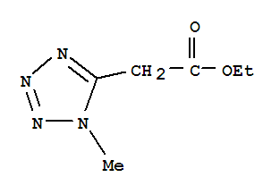 1H-tetrazole-5-aceticacid, 1-methyl-, ethyl esterStructure,5250-25-9Structure 1H-tetrazole-5-aceticacid, 1-methyl-, ethyl ester Structure,5250-25-9Structure