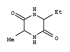 (8ci,9ci)-3-乙基-6-甲基-2,5-哌嗪二酮結構式_5625-48-9結構式