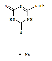 1,3,5-Triazine-2,4(1h,3h)-dithione,6-(phenylamino)-, monosodium saltStructure,57343-38-1Structure 1,3,5-Triazine-2,4(1h,3h)-dithione,6-(phenylamino)-, monosodium salt Structure,57343-38-1Structure