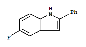 1H-Indole, 5-fluoro-2-phenyl-Structure,59541-83-2Structure 1H-Indole, 5-fluoro-2-phenyl- Structure,59541-83-2Structure