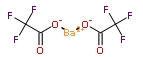 Barium bis(trifluoroacetate) Structure,60884-92-6Structure