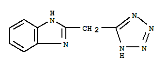(9ci)-2-(1H-四唑-5-甲基)-1H-苯并咪唑結(jié)構(gòu)式_63927-87-7結(jié)構(gòu)式